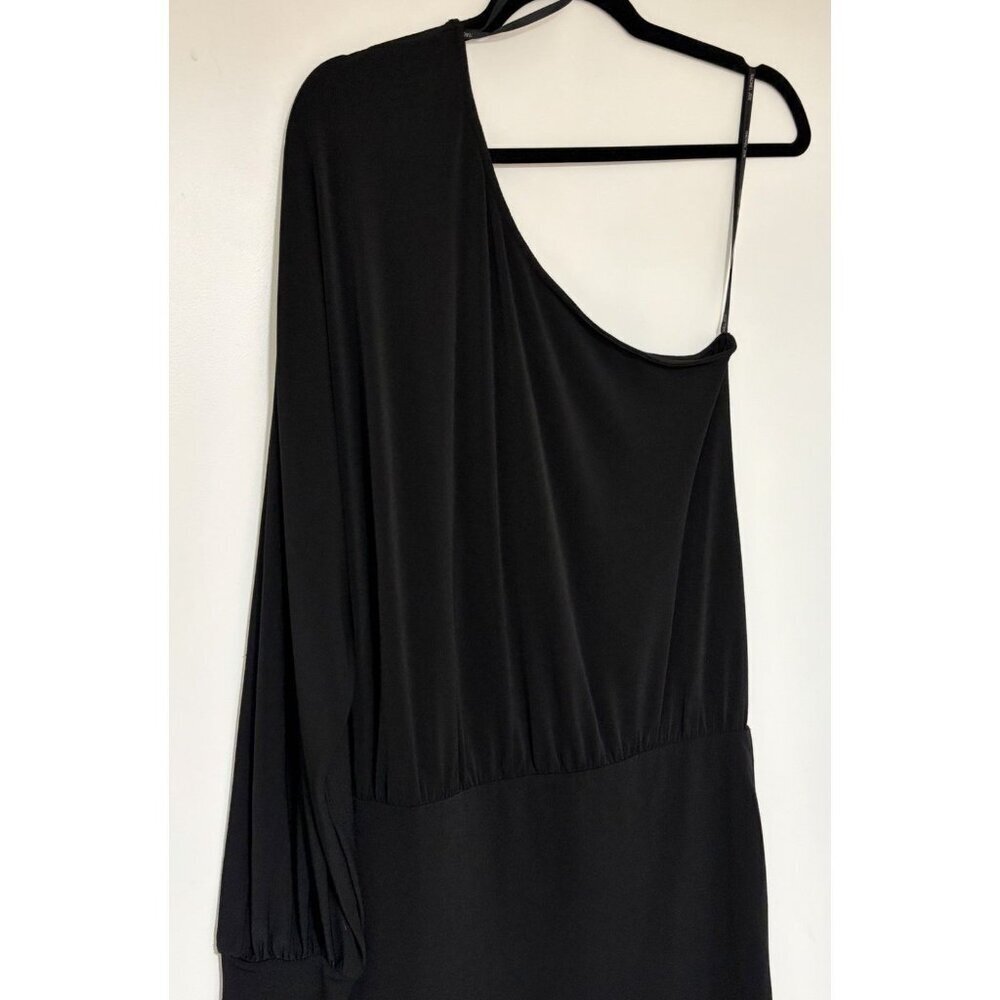 Rachel Zoe Women's Dolman One Sleeve Pullover Black Dress Sz 6 NWT - Picture 2 of 9